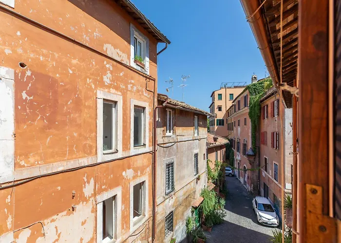דירה Iflat Peaceful Brand New 2beds In Trastevere *